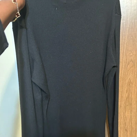 Black sweater dress - Picture 2 of 3